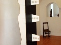 Œuvre de Georges Lauro sculpture bois peint
